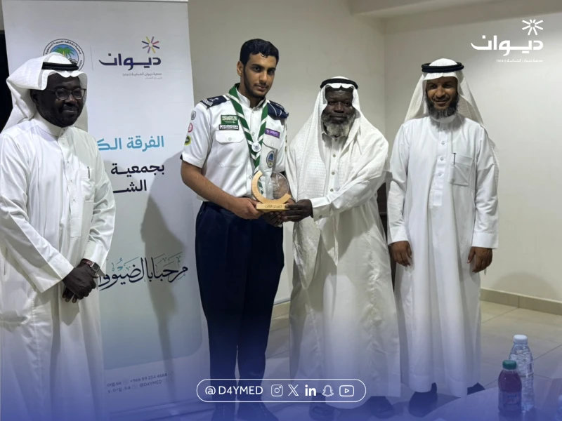 فرقة ديوان الكشفية تحصل على المركز الثالث